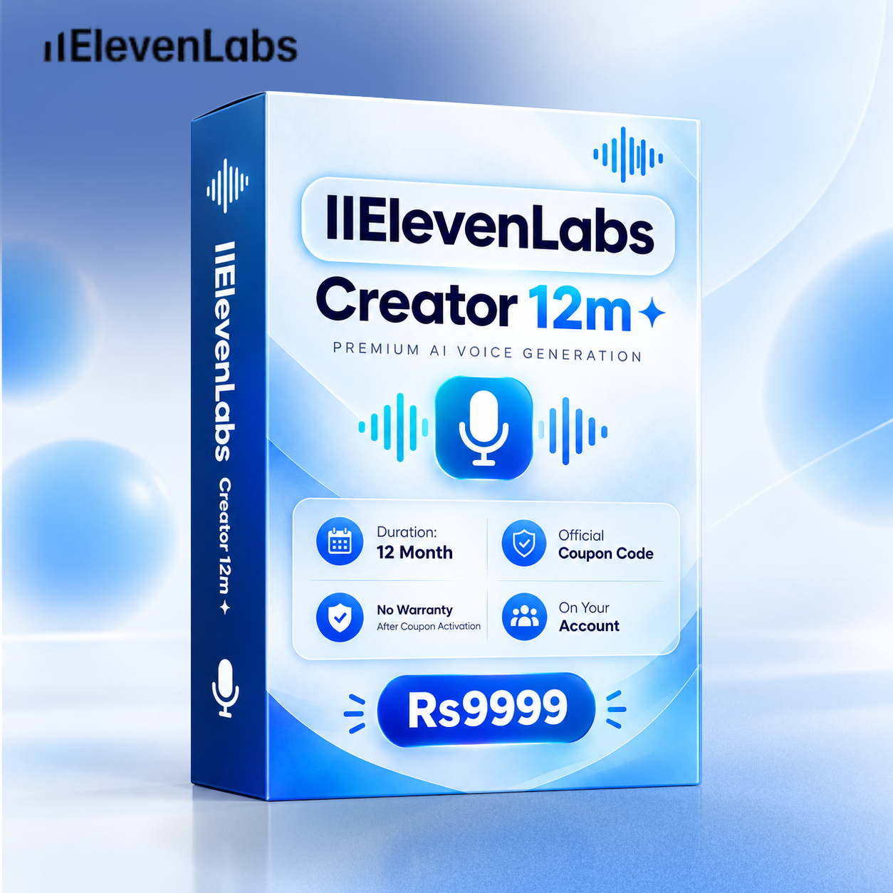 ElevenLabs Creator 12 Months ✨